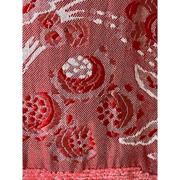 K Studio Textured Jacket 14 Pink Striped Floral Embroidery Resort Classic Preppy - Picture 8 of 15